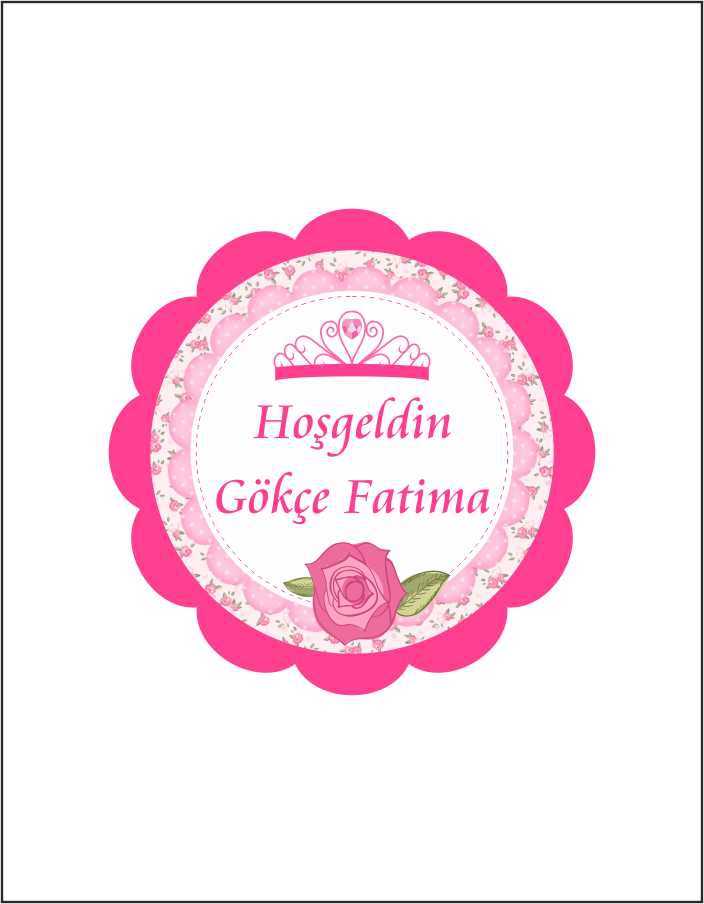 Güllü%20Kraliçe%20Tacı%20Sticker%20&%20Etiket