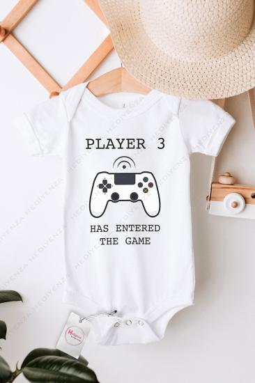 The Game Baskılı Unisex Bebek Zıbını