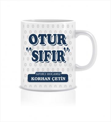 Öğretmenler Günü Otur Sıfır Kişiye Özel Kupa Bardak