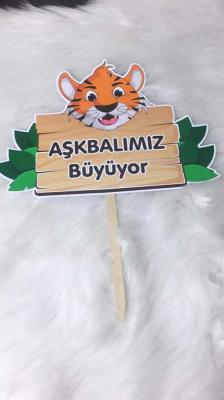 Safari Temalı Konuşma Balonu